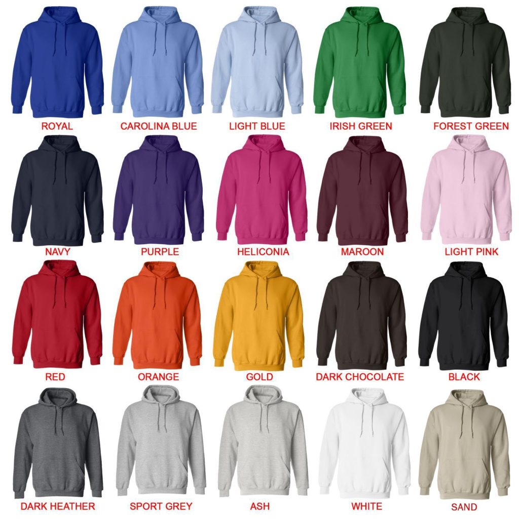 hoodie color chart - Maluma Merch