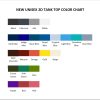 tank top color chart - Maluma Merch