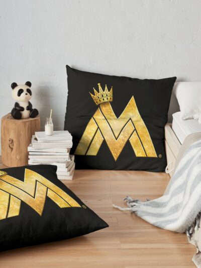 Logo Exclusive Throw Pillow Official Maluma Merch