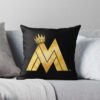 Logo Exclusive Throw Pillow Official Maluma Merch