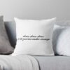 Maluma Sin Contrato Lyrics Throw Pillow Official Maluma Merch