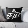 Maluma Fame White Throw Pillow Official Maluma Merch